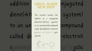 Diels alder reactionCycloadditionpericyclic reactionButadienepharmacy foryou ytviral [upl. by Ebag]