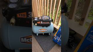 McGraw portable air compressor harborfreighttool aircompressor portableaircompressors mcgraw [upl. by Gneh]