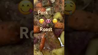 Oven Pork Roast Supper 🐽 shorts dinner foodie foodies food [upl. by Odell]