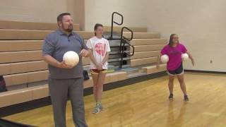 Daybreak serves volleyballs with the Orangefield Bobcats [upl. by Ver]