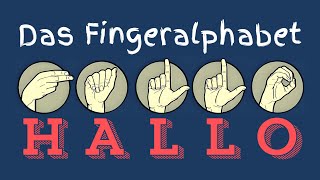 Fingeralphabet lernen Dein Guide zu AZ Ä Ö Ü amp Sch [upl. by Nylauqcaj376]