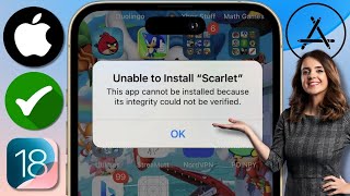 iOS 18 iPhone에서 quotScarletquot 설치 불가를 해결하는 방법  iPad  iOS 18에 Scarlet 설치 [upl. by Leffen]