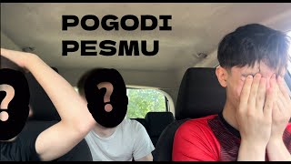 POGODI PESMU SA GOSTOM IZNENADJENJA ucim ga da vozi [upl. by Kucik]