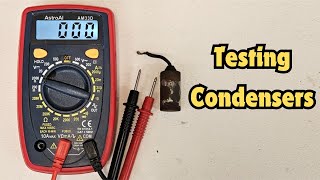 How to Test CondensersCapacitors for Ignition Coils [upl. by Wojak624]