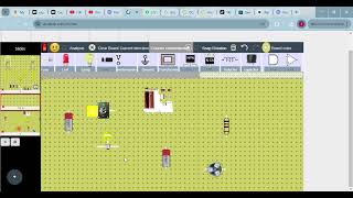 Online Circuit Simulator DCACLab RANGKAIAN FLIP FLOP SEDERHANA [upl. by Ayhtak]