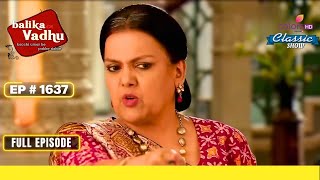 Shubhadra ने Gulli और Hardik की शादी का विरोध किया  बालिका वधू  Full Episode  Ep 1637 [upl. by Ecurb335]