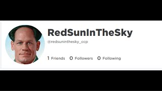 Red sun in the sky but the lyrics are roblox usernames [upl. by Enohpesrep736]