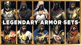 Assassins Creed Odyssey  All LEGENDARY ARMOR Sets  Showcase [upl. by Dyana]