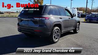 New 2023 Jeep Grand Cherokee 4xe Trailhawk Milford DE 237867 [upl. by Marigold151]