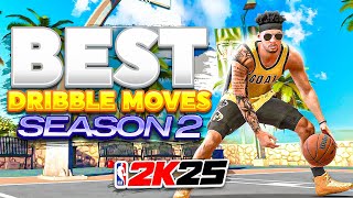 BEST DRIBBLE MOVES on NBA 2K25 SEASON 2  DRIBBLE TUTORIAL amp BEST SETTINGS NBA2K25 [upl. by Kayla]