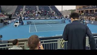 WAWRINKA VS MEDVEDEV HIGHLIGHTS DIRIYAH TENNIS [upl. by Irotal]