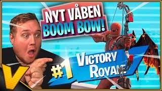 DOUBLE WIN MED NY BOOM BOW  Fortnite Dansk [upl. by Godiva906]