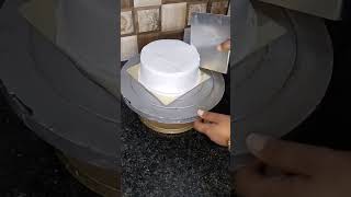 Simple and New cake designrosette cake trending shortsvideo love bakinbasket rainajivlogs [upl. by Ailec]