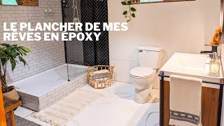 Mon plancher marbre en Époxy avec D Effect Époxy [upl. by Dragon795]