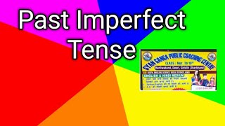 Past Imperfect Tense [upl. by Wren]