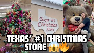 TEXAS 1 CHRISTMAS STORE 😱🔥  DECORATORS WAREHOUSE [upl. by Acire]