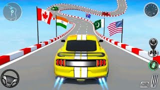 Muscle Car Stunt Games 💥🚗  US Muscle Crazy Ramp Stunt  Gameplay 141  Android GamePlay [upl. by Euqirne]