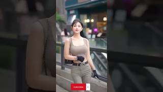 Street fashion with sexy girl fashion fashiontrends trending chinsesstreetfashion [upl. by Bow724]