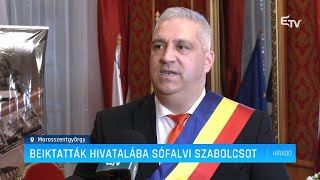 Beiktatták hivatalába Sófalvi Szabolcsot – Erdélyi Magyar Televízió [upl. by Nnylassej]