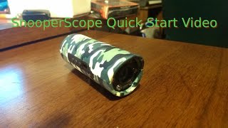 Snooperscope quick start video [upl. by Eniale]