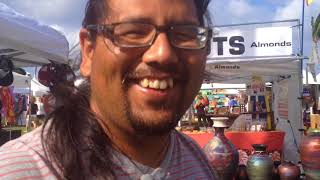 Aloha Raku Pottery Maui 2015 Whale Day with Anthony Urango [upl. by Hitoshi601]