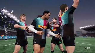 Gallagher Premiership 20242025 Round 1 Harlequins vs Saracens [upl. by Aizirk]