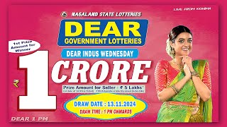 LOTTERY LIVE 1PM TODAY 13112024  Morning Nagaland Lottery Sambad LIVE [upl. by Foss]