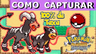 Como capturar o Houndour  Houndoom no Pokémon HeartGold e SoulSilver [upl. by Charin]