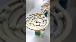 Marble Run ASMR ☆ HABA Wave Slope amp Rotating rail milk bottle🥛shorts marblerun marblerunone [upl. by Dodd]