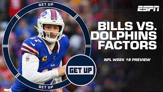 A CRITICAL Cowboys matchup FACTORS of Bills vs Dolphins amp more Week 18 NFL news 🙌  Get Up [upl. by Hammond597]