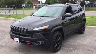 PreOwned 2016 Jeep Cherokee Trailhawk 32L V6 4WD 4X4 9Speed Auto Oshawa ON Stock171433A [upl. by Theresita]