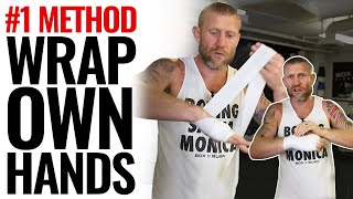 How to Wrap Your Own Hands for Boxing  The Best Way [upl. by Newhall]