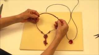 How to Make a Sliding Knot for Beaded Jewelry [upl. by Yrral736]