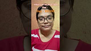 100Days Challenge💪trendingminivlogwhatieatinadayyoutubeshortstrendingshortsfunfoodviral [upl. by Sidoeht622]