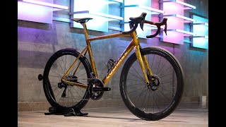 DREAM BUILD ROAD BIKE  Colnago V3Rs Gold [upl. by Seerdi809]