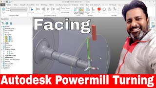 Powermill Turning  Autodesk Powermill Lathe  Delcam cnc programming [upl. by Adnorehs]