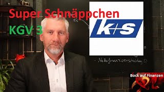 KS Schnäppchen Super Aktie Start Aktienrally mit den Zahlen [upl. by Herod]