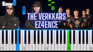 The Verkkars  EZ4ENCE  Easy Piano Tutorial [upl. by Penoyer]