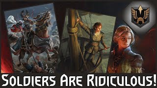 Renfri Soldiers Are Still Insane Gwent Nilfgaard Imperial Formation Deck [upl. by Yeclek]