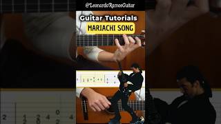 Mariachi Song Desperado Antonio Banderas🎸 Tutorial  TABS  guitarlesson mariachi shorts [upl. by Suhpesoj]