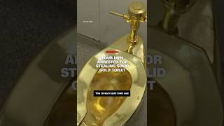 Four men arrested for stealing solid gold toilet [upl. by Ynnaej]