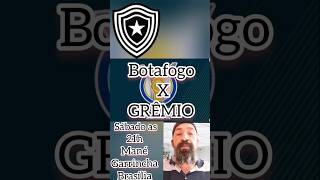 Botafogo e grêmio sábado em Brasília as 21h jogo válido pela 28ª rodada do Brasileirão a transmissão [upl. by Ann]