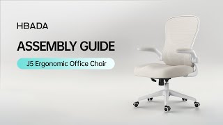 Video Assembly  How to assemble hbada office chair of model HDNY163GMG [upl. by Bear410]