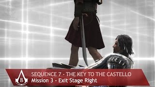 Assassins Creed The Ezio Collection  AC Brotherhood  Sequence 7  Exit Stage Right [upl. by Eelirak]