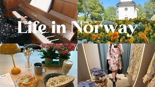 Day in the life of a Chinese girl in Norway  Play piano for friend’s wedding 💒  Shopping 🛍️ [upl. by Socem]