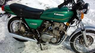 1978 Kawasaki kZ400 original paintseat and exhaust [upl. by Keverian]