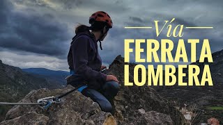 Vía Ferrata Lombera con mi hija 😊😊 [upl. by Aerbas]