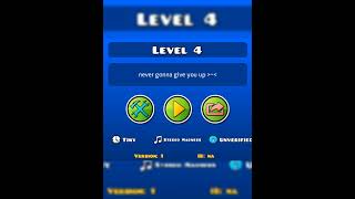 level 1  level 5 geometrydash [upl. by Arlo694]