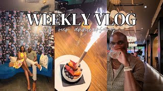 WEEKLY VLOG  CELEBRATING OUR 3 YEAR ANNIVERSARY  TARGET HAUL  DESTENE AND BRANDON [upl. by Attenwad]