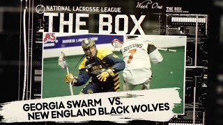 THE BOX Georgia Swarm  New England Black Wolves  Week One [upl. by Aneda]